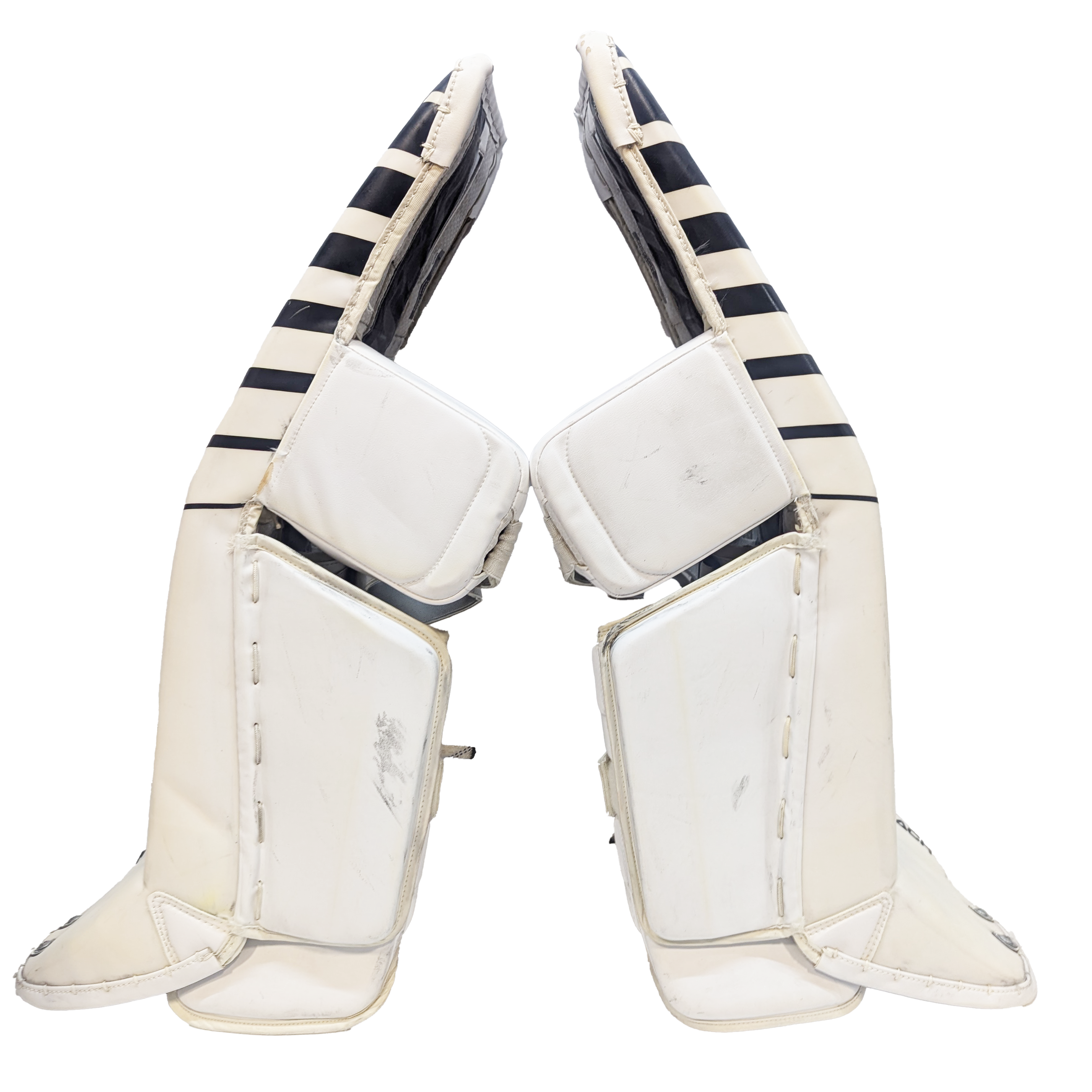 Bauer Supreme Mach - Ensemble complet de gardien de but Pro Stock d'occasion (blanc/noir/argent)